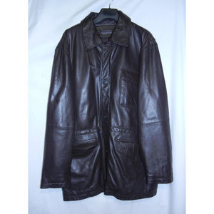 CLAIBORNE Spencer Lambskin Leather BrownJacket XXL